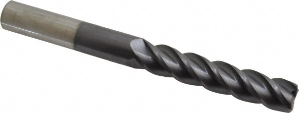 Accupro 12183361 Corner Radius End Mill: 5/8" Dia, 3" LOC, 0.06" Radius, 4 Flutes, Solid Carbide Image