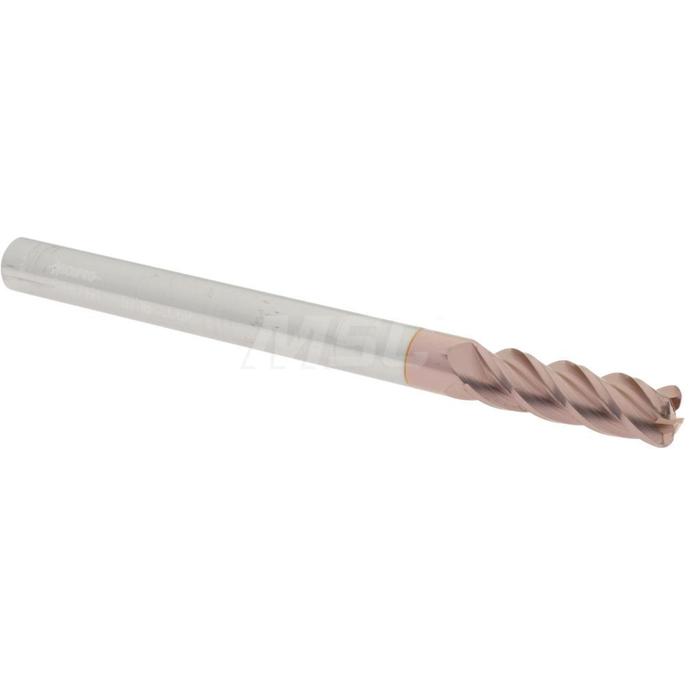 12183511 Corner Radius End Mill: 5/16" Dia, 1" LOC, 0.06" Radius, 4 Flutes, Solid Carbide  