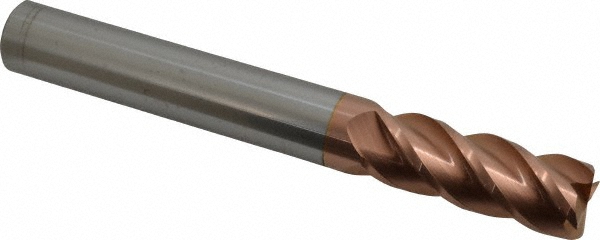 Accupro 12183622 Corner Radius End Mill: 3/4" Dia, 2" LOC, 0.02" Radius, 4 Flutes, Solid Carbide Image