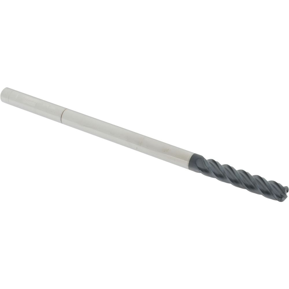 Accupro 12183686 Corner Radius End Mill: 5/16" Dia, 1-1/2" LOC, 0.09" Radius, 4 Flutes, Solid Carbide 