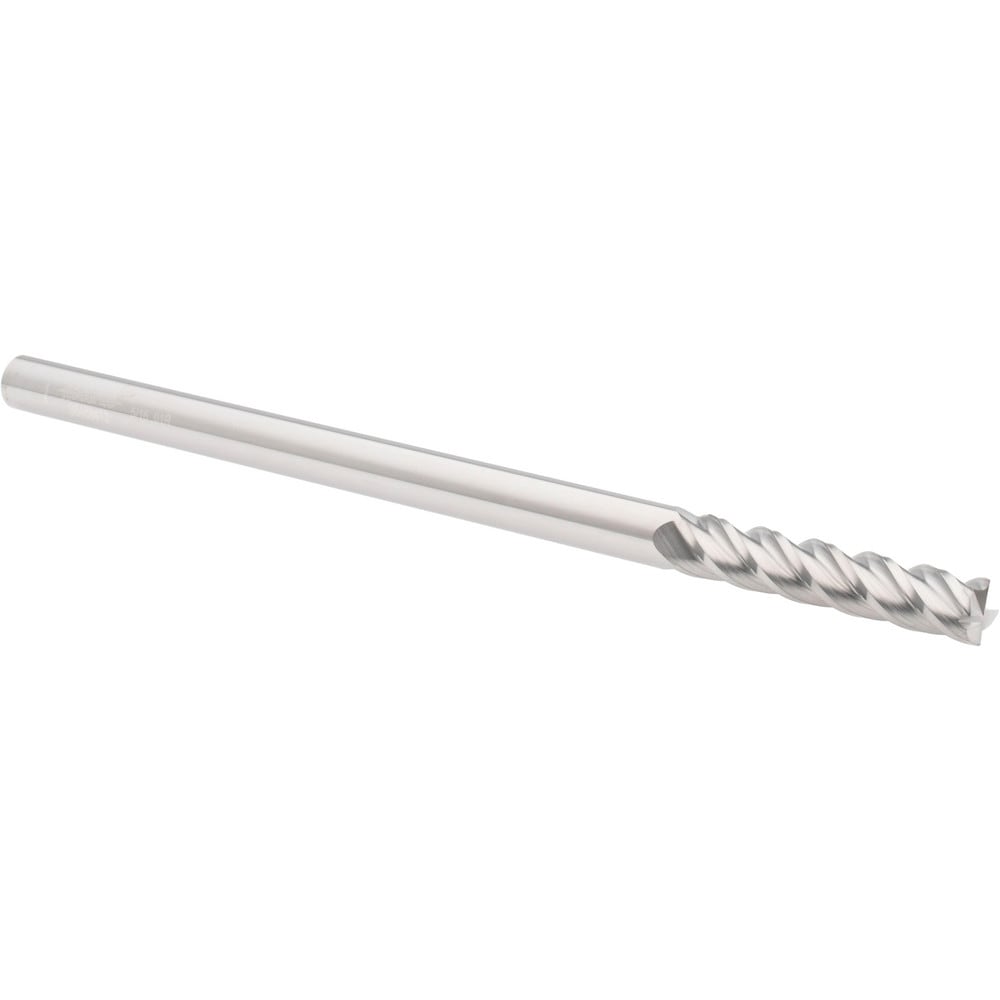 Accupro 12183661 Corner Radius End Mill: 5/16" Dia, 1-1/2" LOC, 0.01" Radius, 4 Flutes, Solid Carbide 