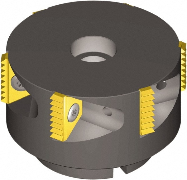 Vargus 67104 Indexable Thread Mill: 2.48" Cut Dia, 11.811" Max Hole Depth, Internal & External, Solid Carbide 