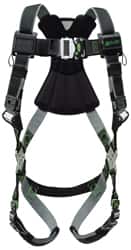 Miller RDT-QC/UBK Fall Protection Harnesses: 400 Lb, Construction Style, Size Universal 