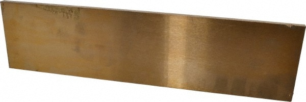 Value Collection GF022412 1/4 Inch Thick x 3 Inch Wide x 12 Inch Long, Ground Bearing Bronze Rectangular Bar Image