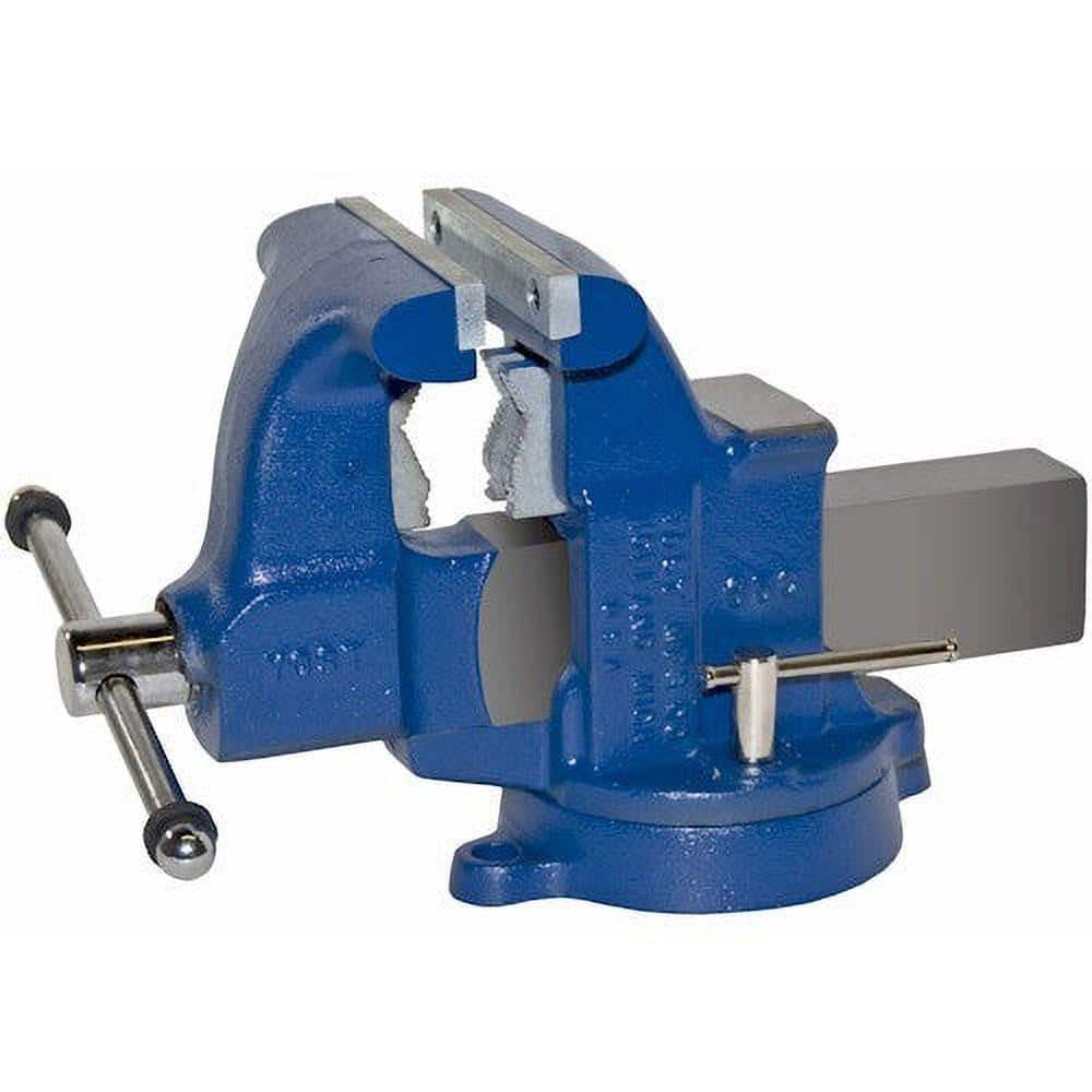 Yost Vises 56398 Bench & Pipe Combination Vise: 6.5" Jaw Width, 6-1/2" Jaw Opening, 5-1/2" Throat Depth 