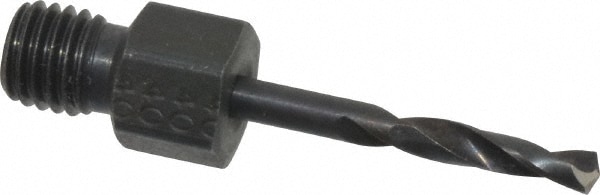 Threaded Shank Drill Bit: #40, 135 ° Point, 1/4-28 Shank, High Speed Steel