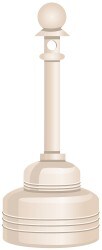 5 Qt Polyethylene Cigarette & Cigar Receptacle