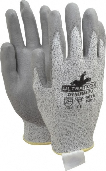 MCR SAFETY 9676S Cut-Resistant Gloves: Size S, ANSI Cut 2, Polyurethane, Dyneema Image