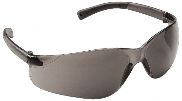 Safety Glass: Anti-Fog & Scratch-Resistant, Polycarbonate, Gray Lenses, Frameless, UV Protection