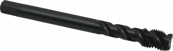 OSG 2232201 Spiral Flute Tap: 7/16-20, UNF, 3 Flute, Modified Bottoming, 2B Class of Fit, Vanadium High Speed Steel, Oxide Finish Image