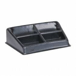 2 Compartment Black Small Parts Assembly Tray