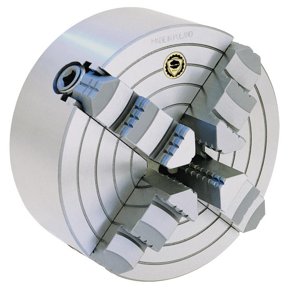 Bison 7-853-0833 Independent Manual Lathe Chuck: 4-Jaw,  8" Dia Image