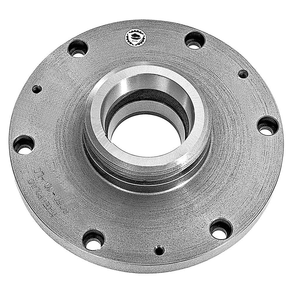 Bison 7-879-061 Lathe Chuck Adapter Back Plate: 6" Chuck, for Self-Centering Chucks 