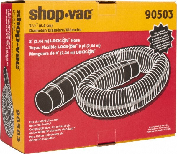 8' Hose Length, 2-1/2" Hose