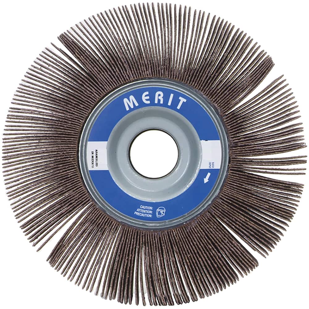 Merit Abrasives 8834123095 8 x 2" 80 Grit Aluminum Oxide Unmounted Flap Wheel 