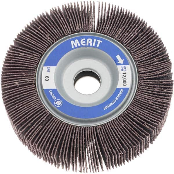 Merit Abrasives 8834122034 4 x 1" 60 Grit Aluminum Oxide Unmounted Flap Wheel 