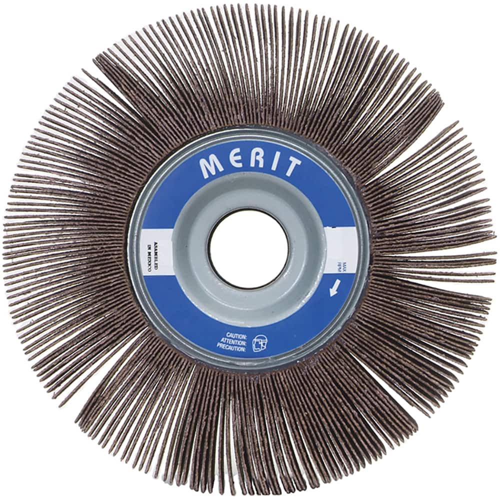 Merit Abrasives 8834123025 6 x 1-1/2" 120 Grit Aluminum Oxide Unmounted Flap Wheel 
