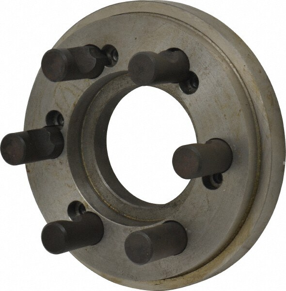 Lathe Chuck Adapter Back Plate: 12" Chuck, for Self-Centering Chucks
