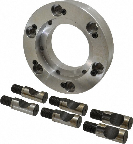Lathe Chuck Adapter Back Plate: 12" Chuck, for Self-Centering Chucks