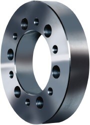 Lathe Chuck Adapter Back Plate: 6" Chuck, for Self-Centering Chucks