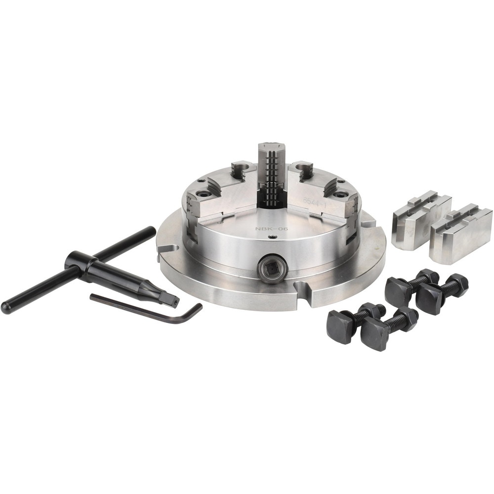 6" Chuck Diam, Low Profile Machining Chuck