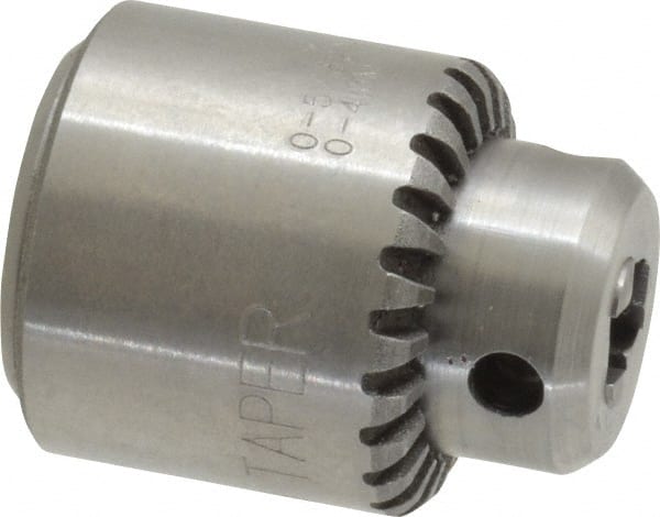 Jacobs 6200 Drill Chuck: 0 to 0.156" Capacity, Tapered Mount, JT0 