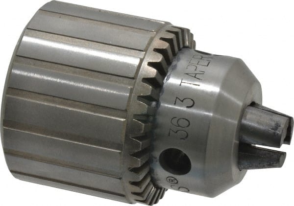 Jacobs JCM6309 Drill Chuck: 0.18 to 0.8" Capacity, Tapered Mount, JT3 