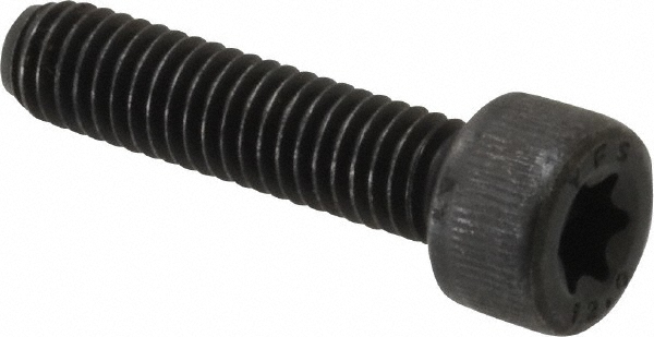 Cap Screw for Indexables: T30, Torx Drive, M6 x 1 Thread