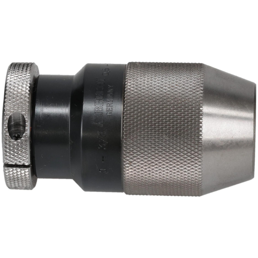 Drill Chuck: 1/64 to 3/8" Capacity, Tapered Mount, JT33 - Keyless