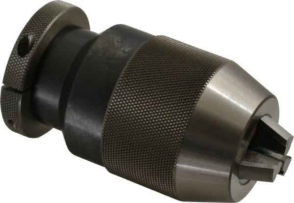 Albrecht 70120 Drill Chuck: 1/8 to 5/8" Capacity, Tapered Mount, JT6 