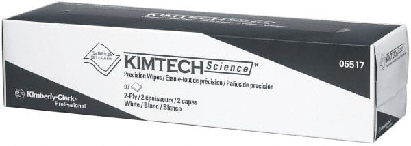 Kimtech 5517 15 Qty 92 Sheet Dry Clean Room/Lab/Critical Task Wipes 