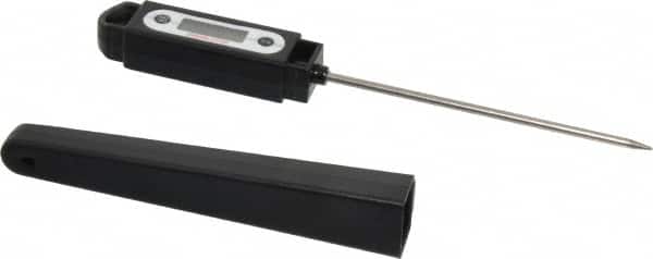 Digital Solar Powered Digital Thermometer: 536 ° F, Thermistor Sensor
