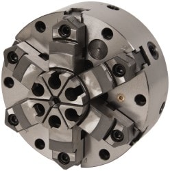 Value Collection 429-66001 Self-Centering Manual Lathe Chuck: 6-Jaw,  6-19/64" Dia Image