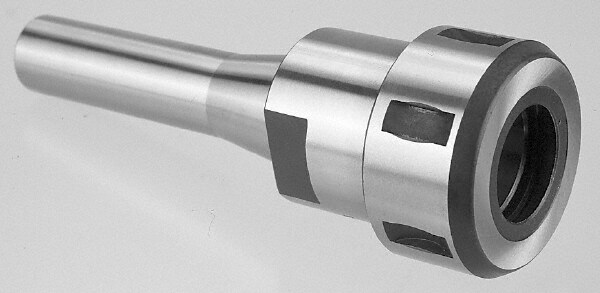 Collet Chuck: 1" Capacity, Full Grip Collet, Taper Shank