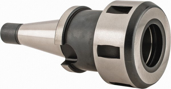 Collet Chuck: 1" Capacity, Full Grip Collet, Taper Shank