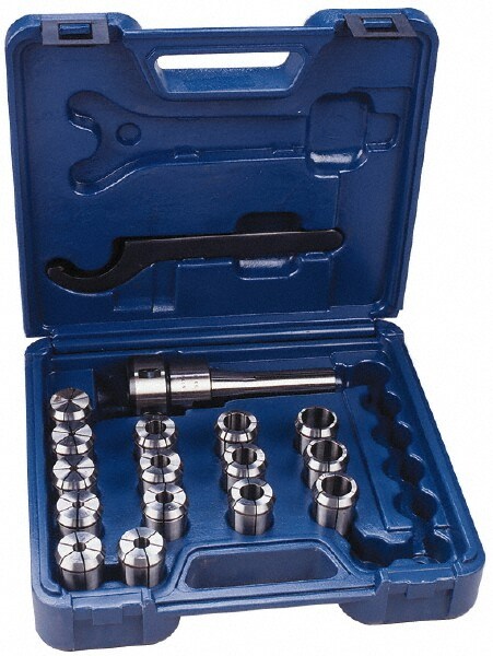 NMTB40 Taper Shank, Full Grip Collet Chuck Set