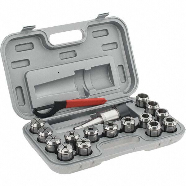 NMTB30 Taper Shank, Full Grip Collet Chuck Set