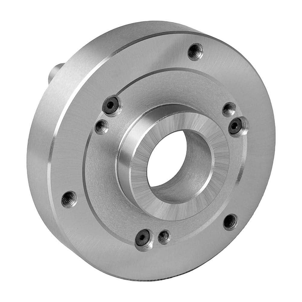 Bison 7-875-128 Lathe Chuck Adapter Back Plate: 12" Chuck, for Self-Centering Chucks 