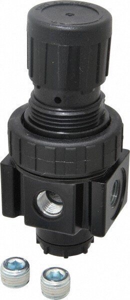 Compressed Air Regulator: 1/4" NPT, 300 Max psi, Economy