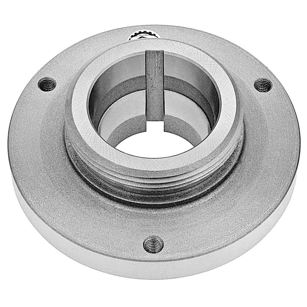 Bison 7-879-9123 Lathe Chuck Adapter Back Plate: 12" Chuck, for Self-Centering Chucks 