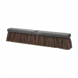 Push Broom: 24" Wide, Palmyra Bristle