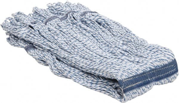 Wet Mop Loop: Clamp Jaw, Large, Blue & White Mop, Synthetic