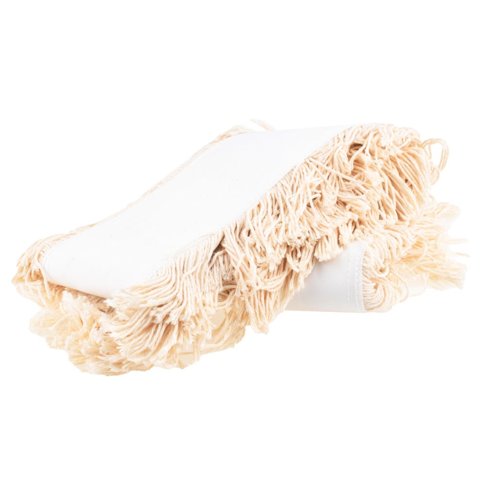 Dust Mop Head: Yarn Blend, 3-1/2" OAW, 48" OAL