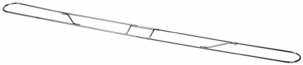 48" Long x 3-1/4" Wide Chrome Plated Steel Dust Mop Frame