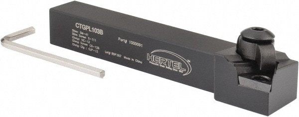 Hertel 1000091 LH CTGP 0° Positive Rake Indexable Turning Toolholder Image