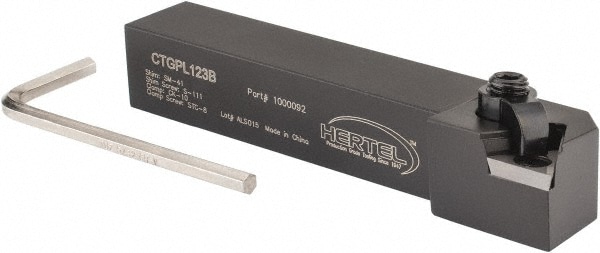 Hertel 1000092 LH CTGP 0° Positive Rake Indexable Turning Toolholder Image