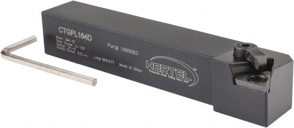 Hertel 1000093 LH CTGP 0° Positive Rake Indexable Turning Toolholder 