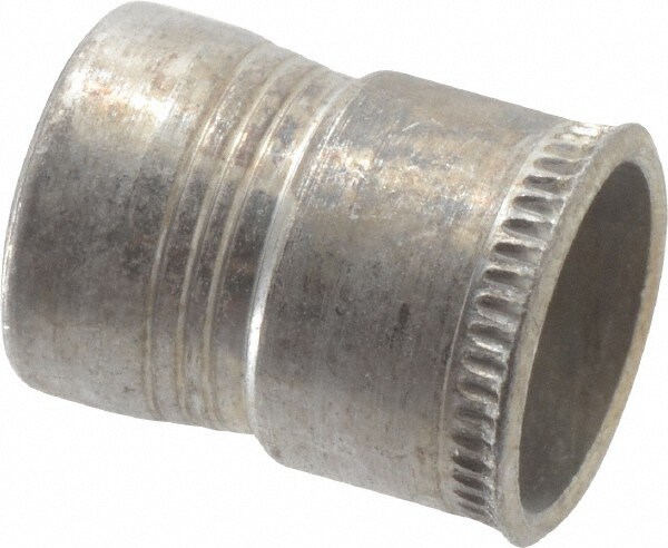 M6x1.00 Metric Coarse, Cadmium-Plated, Aluminum Knurled Rivet Nut Inserts
