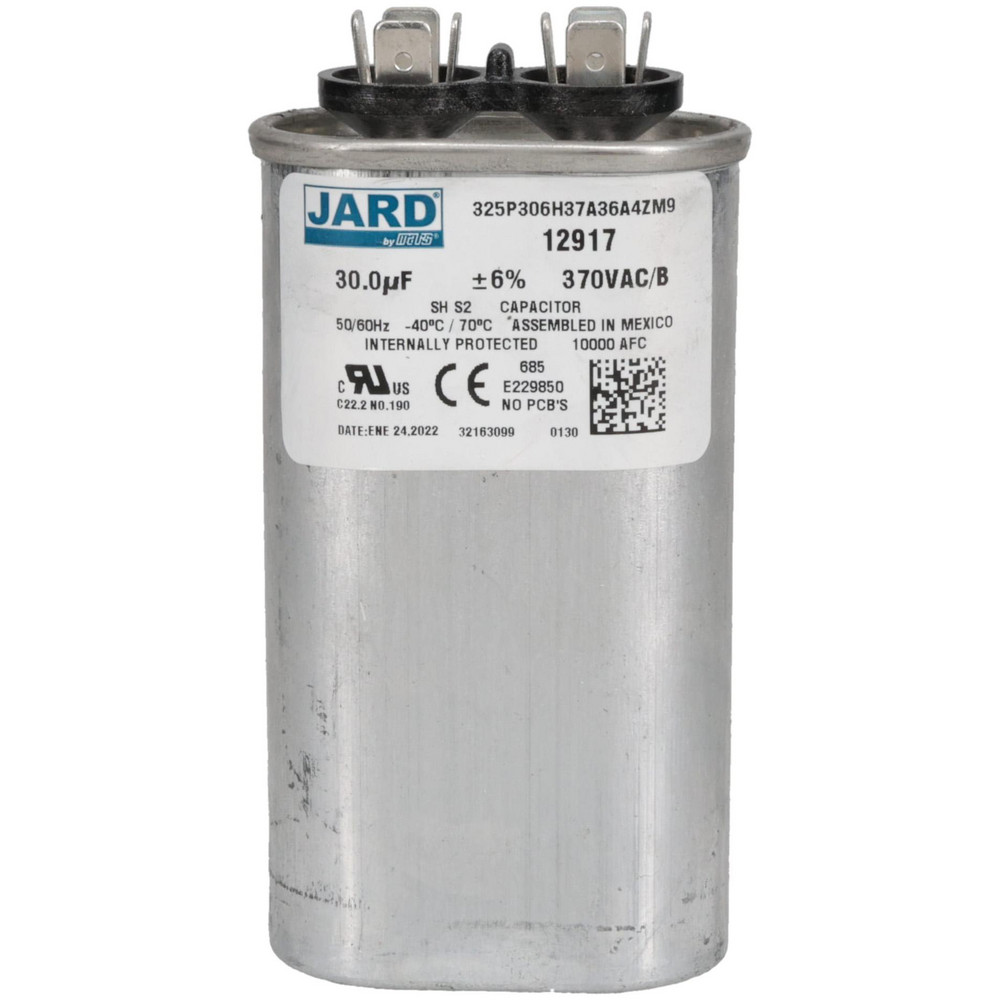 30 Microfarad Motor Capacitor - 370 Volts, 2-5/8" High
