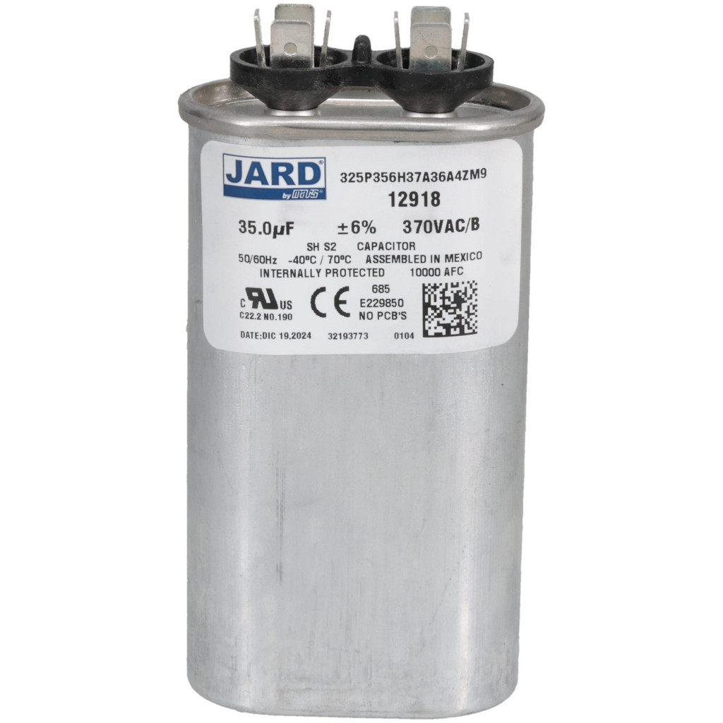Value Collection 35 Microfarad Motor Capacitor - 370 Volts, 3" High | Part #12918